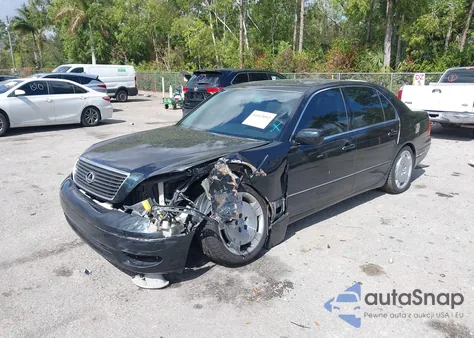 2002 Lexus Ls 430 z USA, uszkodzony, nr VIN JTHBN30F120085349